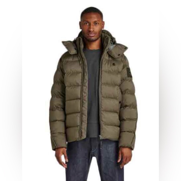 G-STAR RAW • G-WHISTLER PADDED HOODED JACKET - Picture 1 of 11